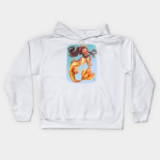 Goldfish Mermaid Kids Hoodie